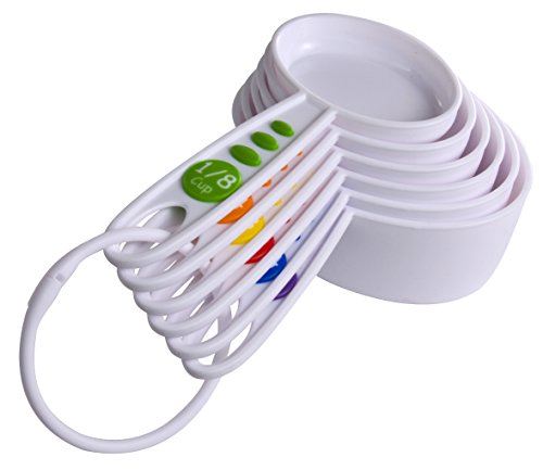 Curious Chef Kids Cookware - 6-Piece Measuring Cup Set I Real Utensils, Dishwasher