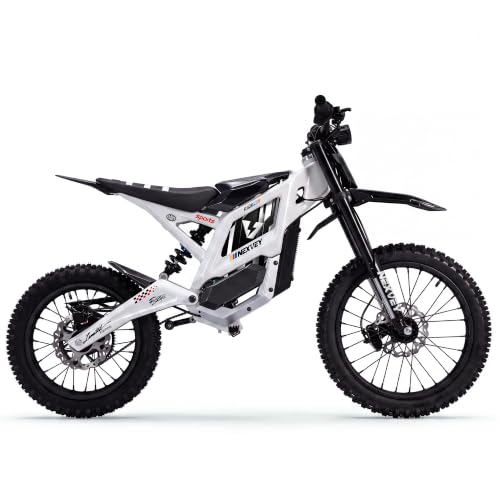 NEXVEY Flash Pro Electric Dirt Bike for Teens & Adults 5-6FT, 5000W Peak, 55 MPH Top Speed, 50 Miles Maximum Range, 60V 27Ah, Easy Wheelie Assist, 17"/14" Off-Road Tires
