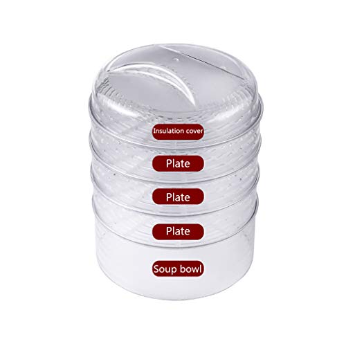 Couverture d'isolation des aliments avec cloche transparente contre la poussière - 2