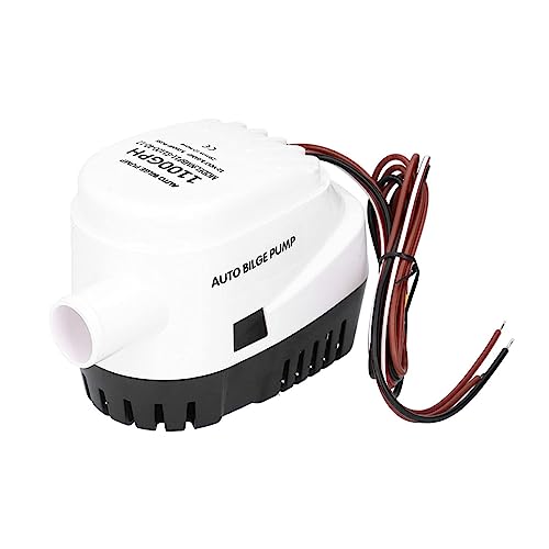Fydun Automatic Submersible Boat Bilge 12V 1100GPH with Switch High Efficiency
