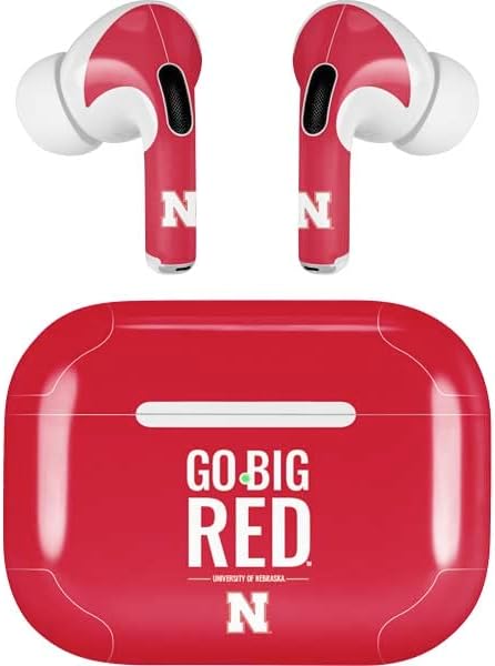 Skinit Decal Audio Skin Compatible with Apple AirPods Pro - Officially Licensed University of Nebraska Husker Nation Design