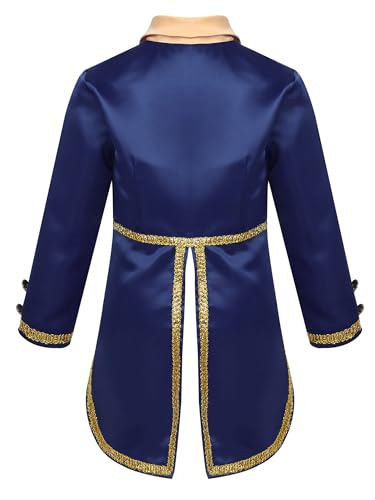Boys Halloween Prince Uniform Coat Steampunk Corset Victorian Tailcoat Jacket Showman Outshirts2