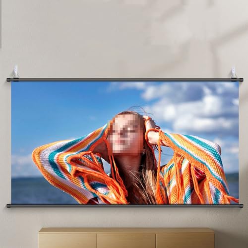 Pantalla portátil para proyector 60in 16:9 retráctil miniatura 7