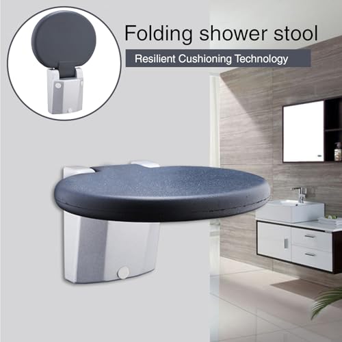 Tabouret de douche mural pliable contre le risque de glissade