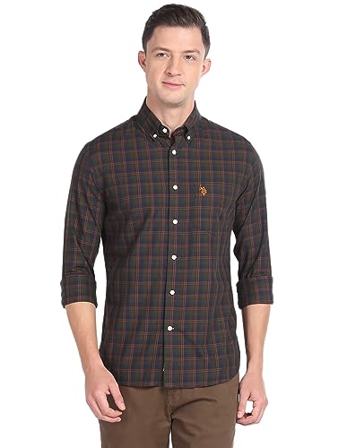 Image of U.S. Polo Assn. Men Cotton Regular Fit Shirt