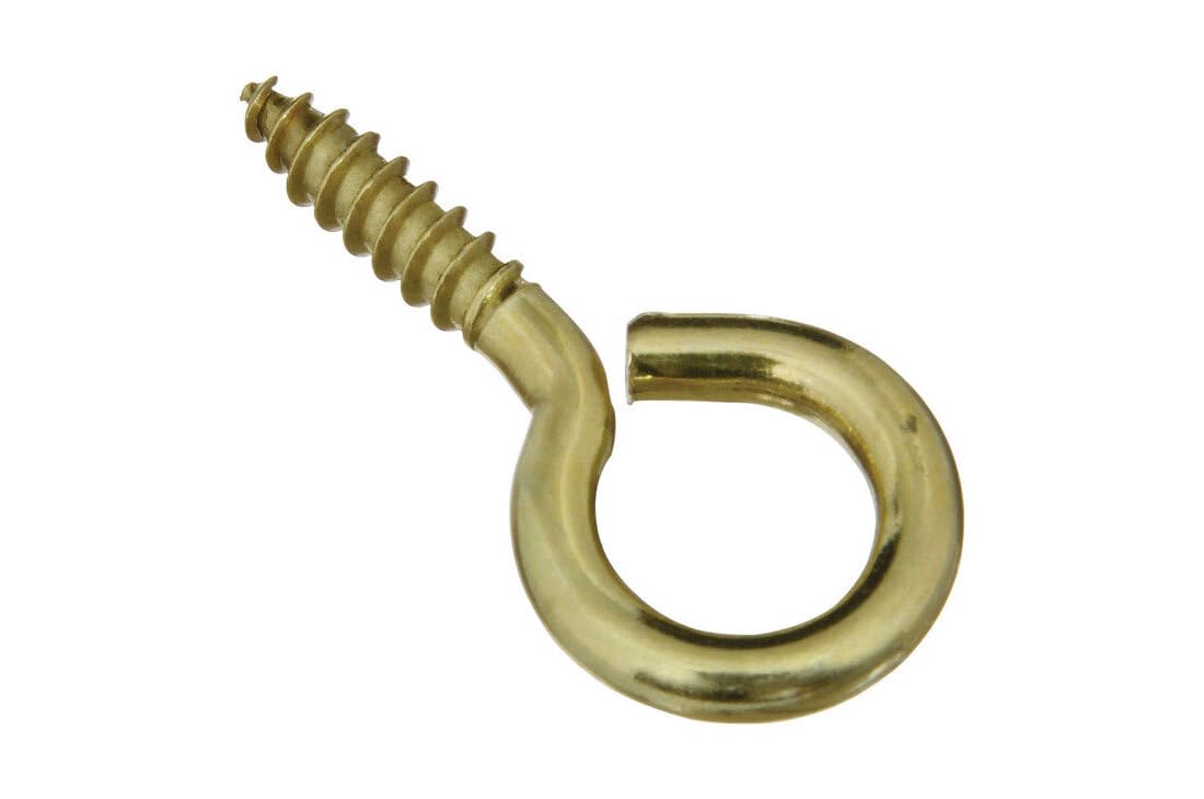 National Hardware N118-968 15/16 #114 Zinc Plated Screw Eyes 14 Count