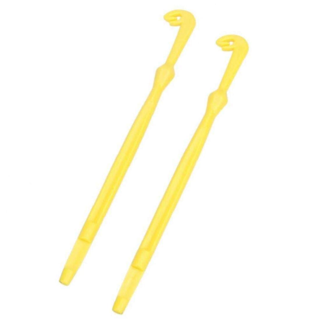 Pinicecore 2Pcs Fishing Plastic Hook Loop Disgorger Tool Tie Fast Nail Knot Fly Tying Tool Fly Fishing Hook Line Tier Kit