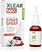 Xlear MAX Natural Xylitol Saline Nasal Spray with Capsicum and Aloe - Fast Acting for Sinus Pressure, Decongestant, Headache, Dry Nose, 1.5 fl oz (Pack of 1)