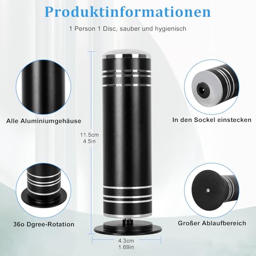 Arofaue 1000RPM Hornhautentferner Elektrisch Professionell Elektrischer Hornhautentferner FüßE Regelbare Geschwindigkeit mit 60 PCS Ersatzschleifpapier füR Tote Rissige Harte Haut (Schwarz)