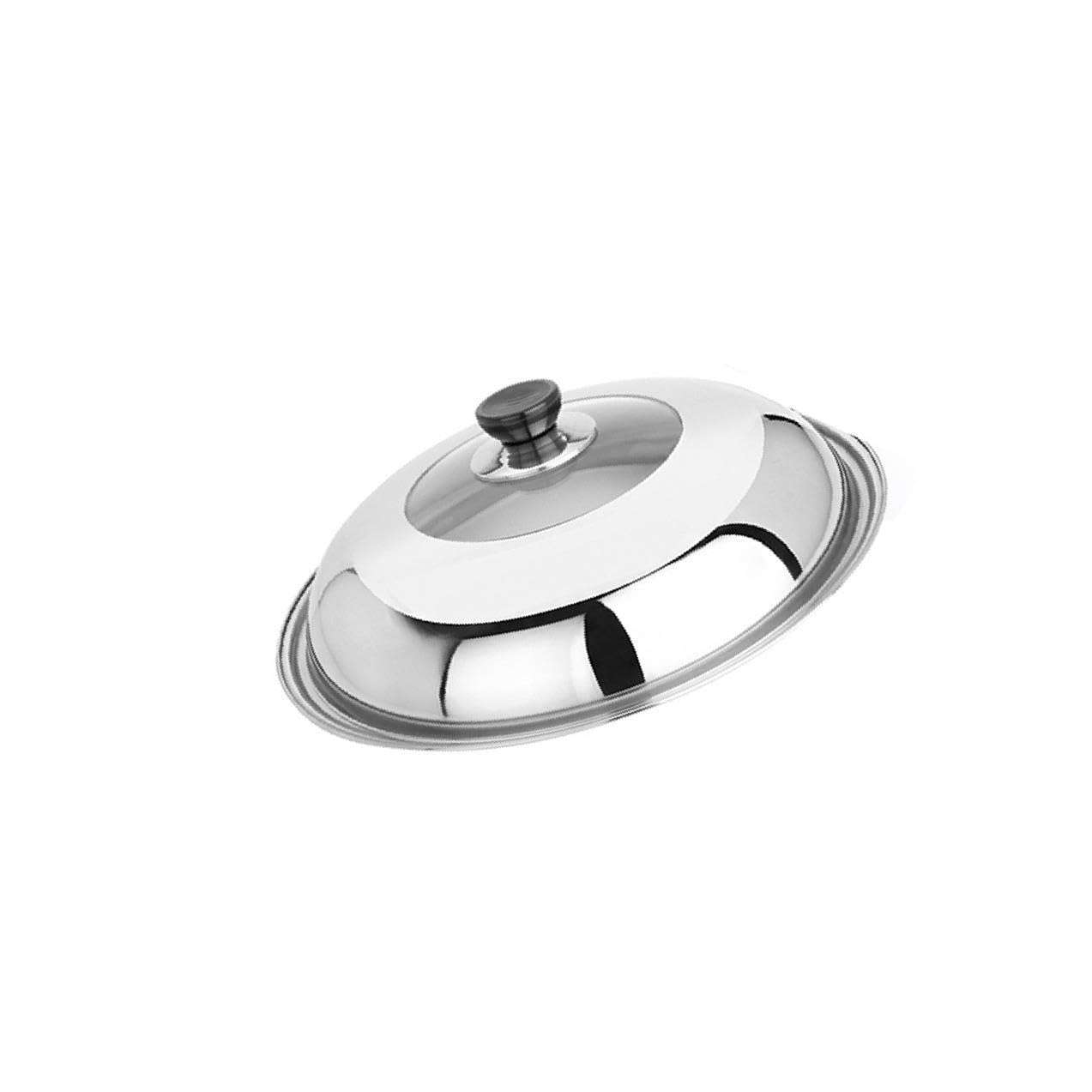 KIXZSAZ Clear Pot Lid Robust and Handy Frying Pan Cover Kitchen Stainless
