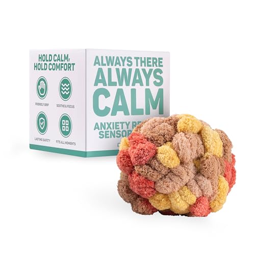 Sensory Toy for Dementia and Alzheimer’s, Soft Textured Fidget Ball for Seniors and Elderly Adults, Calming Anxiety Relief for Busy Hands, Tactile Activity Aid for Memory Care