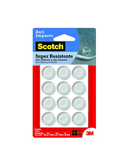 Scotch, 3M, Protetor Anti-Impacto Redondo Extra Grande - 12 unidades