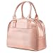 LOKASS Lunch Bag Cooler Bag Women Tote Bag Insulated Lunch Box Water-resistant Thermal Lunch Bag Soft Liner Lunch Bags for women/Picnic/Boating/Beach/Fishing/Work (Rose Gold)