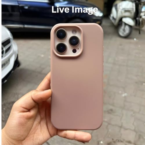Image of Liquid Silicone Case Compatible for iPhone 13 Pro Case,Full Body Protective Cover, Shockproof, Slim Phone Case, Anti-Scratch Soft Microfiber Lining, 6.1 inches (Brown)