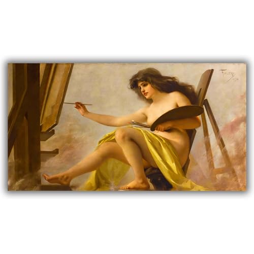 An Allegory Of Art toile giclée Luis Ricardo Falero tableau décoration murale taille M