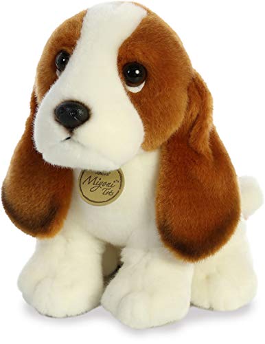 Pelúcia Cachorro Raça Basset Hound 22cms da Série Miyoni Aurora