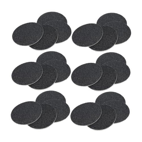 Abaodam 120個 入り足裏用サンドペーパーディスク 目特細研磨 電動磨脚器対応 マニキュアツール 用フットファイル 家 ネイルサロン用