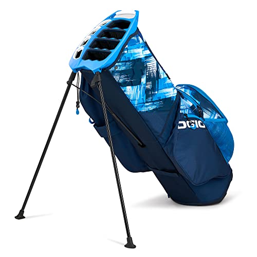 Ogio 2023 Woode Hybrid Stand Bag (Blue Hash) #TOP1