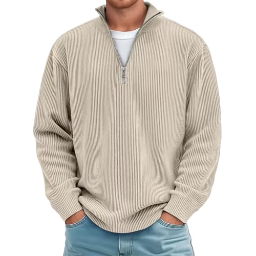 Chemise chaude velours homme avec fermeture éclair pour l'hiver
