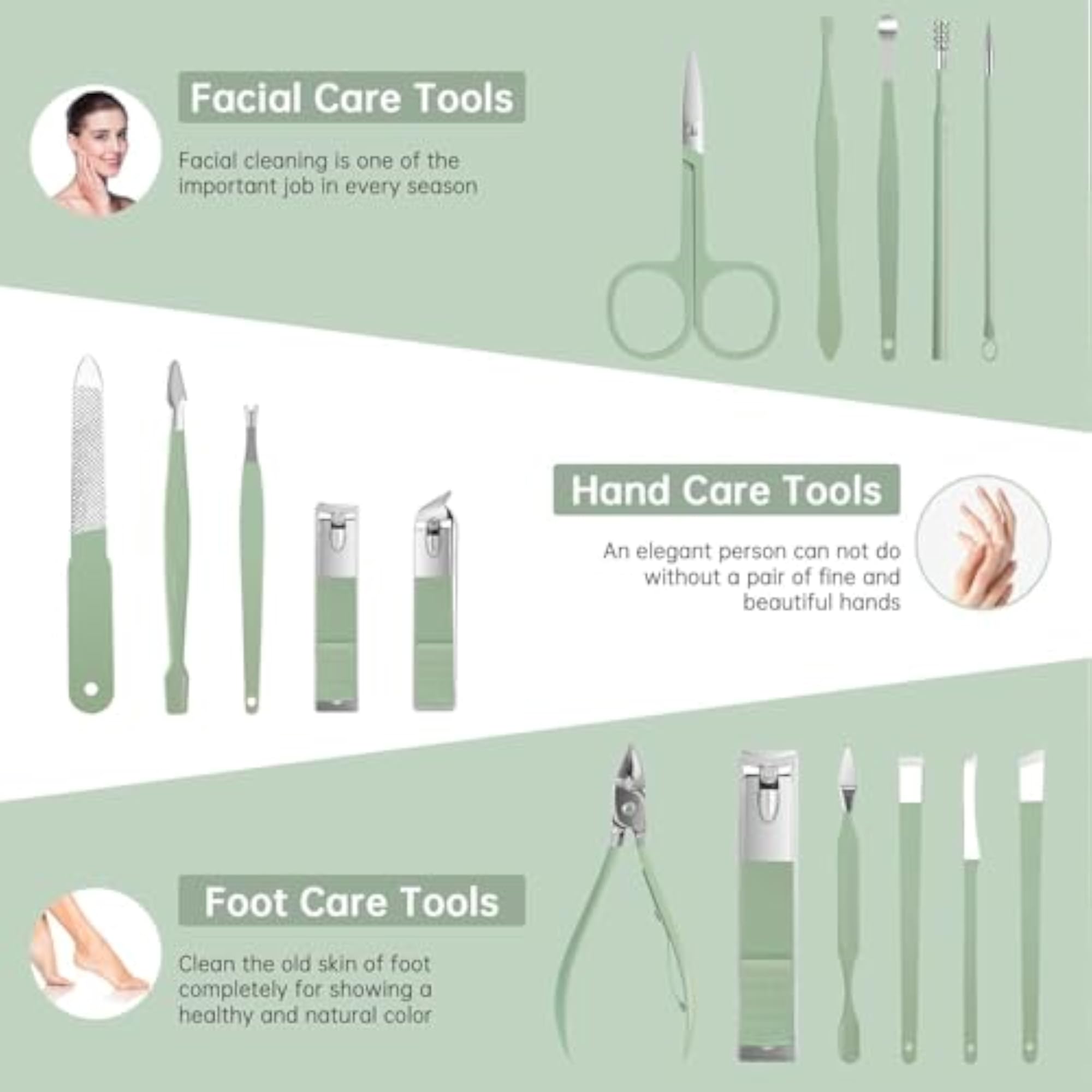 12 in 1 Manicure Set Nail Clipper Set