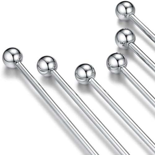 Bâtons swizzle en acier inoxydable de qualité supérieure : agitateur de cocktail durable