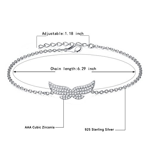 AoedeJ - Braccialetto regolabile da donna in