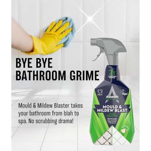 Image of Astonish Specialist Extra Strength Mould & Mildew Stain Remover Blaster Spray, for Fast Mold Removal, 750ml