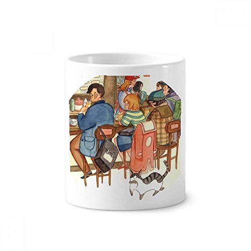 Tasse céramique chat et rat 350ml une idée cadeau originale pour amateurs de papeterie