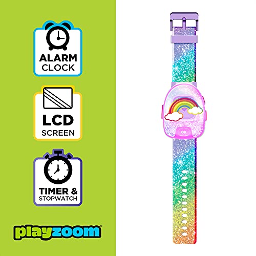 Playzoom Kids Smartwatch - Rainbow Kids Smartwatch - Learning Educational Fun Interactive Games Lcd Screen Sport Digital Watch Birthday Gift For Kids Toddlers Boys Girls Fun Prints #TOP1