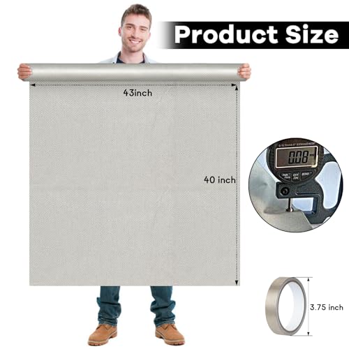 Rotesonne PBB-20240219 Amzkonig Faraday Fabric 43 Inch X 40" thumb #1