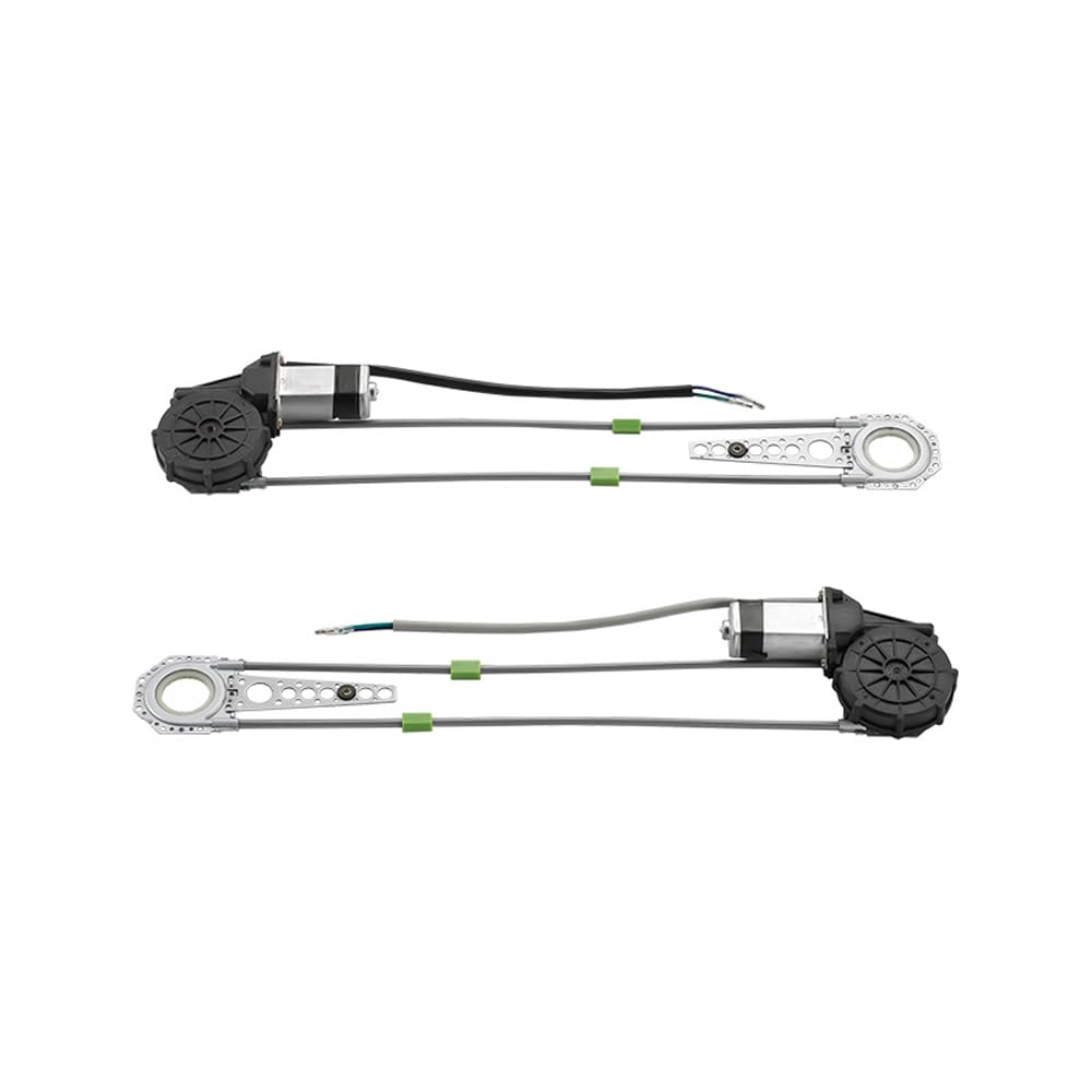 Shkalacar Kit de conversión universal para alzacristales eléctricos con interruptores, cableado y hardware para pick-up de 2 puertas, SUV, camiones, furgonetas, automóviles, kit de conversión de