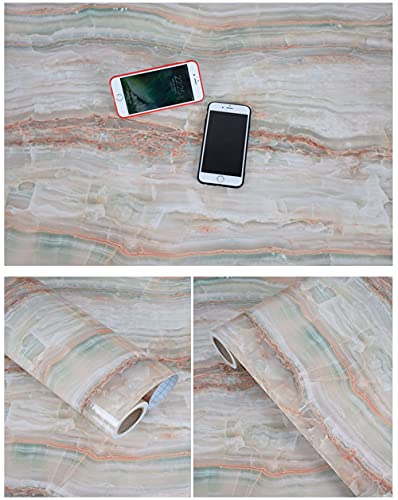 Peel And Stick Marble Granite Contact Paper For Kitchen Bathroom Countertop Backsplash Table Desk Furniture Self Adhesive Vinyl Marble Shelf Liner Wallpaper (24 By 117 Inches) #TOP3