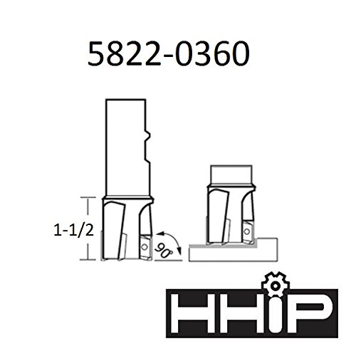 Image of HHIP 5822-0360 3 PIECE 1 /2 inch SQUARE SHOULDER INDEXABLE END MILL SET