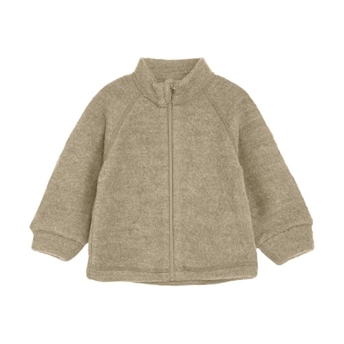 Chaqueta CeLaVi de lana suave con cremallera práctica para niños en gris