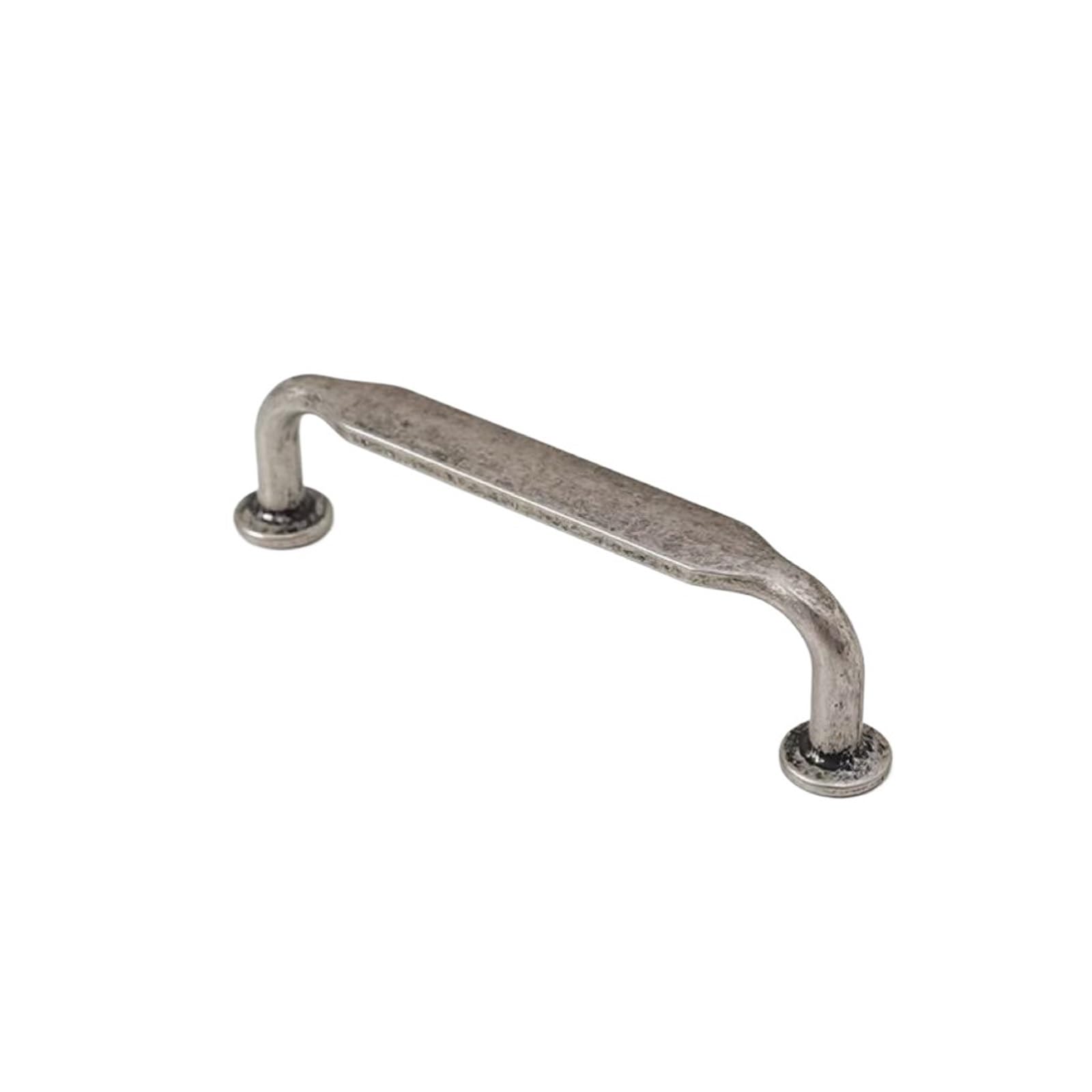 SNGUOQ 2pcs Antique-Silver Cabinet Door Pull Vintage Furniture Hardware for Living Room Door Handles(Hole spacing-96mm)