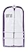 Danz N Motion Clear Garment Bag with ID Pocket (Lavender)