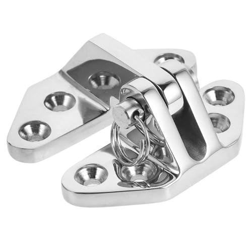 GALPADA Heavy Duty Stainless Steel Hinge for Boat Deck Applications Durable and Reliable Choice Versatile Design for Use for Hatch and Cabinet Installations