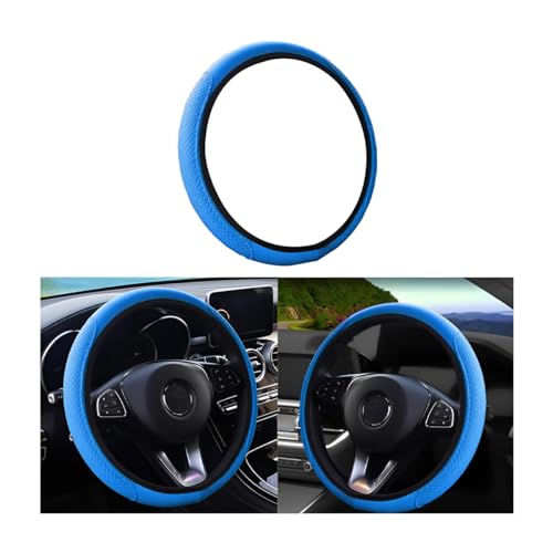 LoyaForba Housse volant cuir élastique 15 pouces bleu