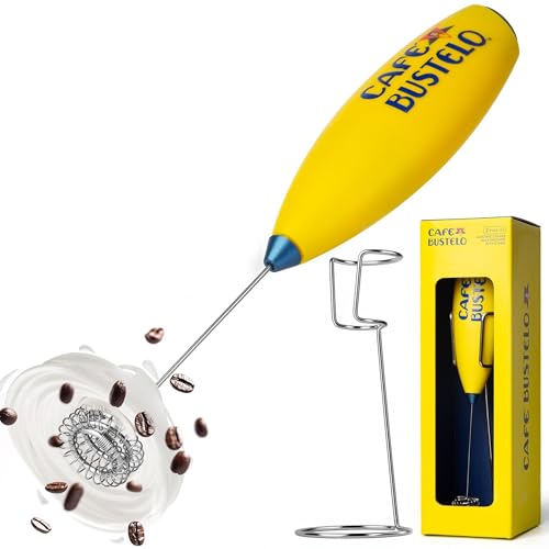 Café Bustelo Electric Coffee Milk Frother – Handheld Battery-Operated Drink