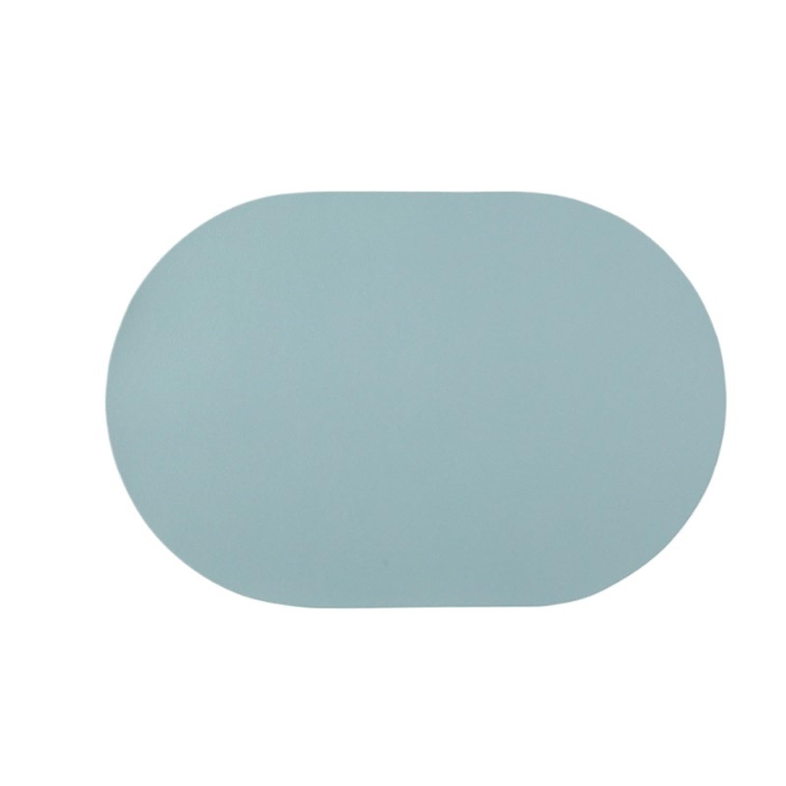 Oval Table Mats FOval Placemat Table Pad Mat For Kitchen Dining Cup Coaster Place Mats(Blue)