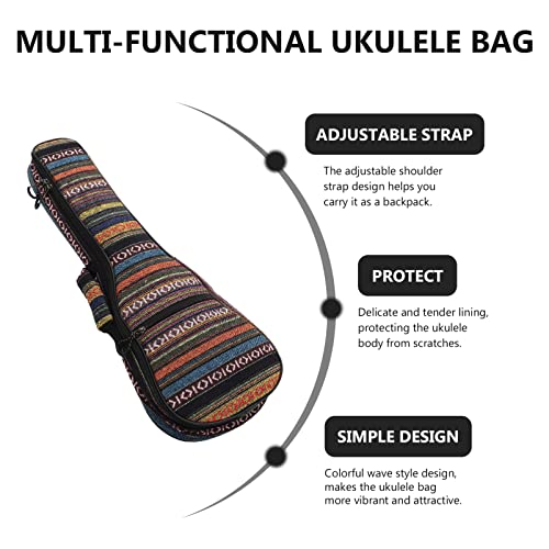 SUPVOX Bag du ukulélé de concert épaississeur - Les Beatles, Paul McCartney, John Lennon, RIngo Starr, George Harrison SUPVOX Bag du ukulélé de concert épaississeur – Image 5