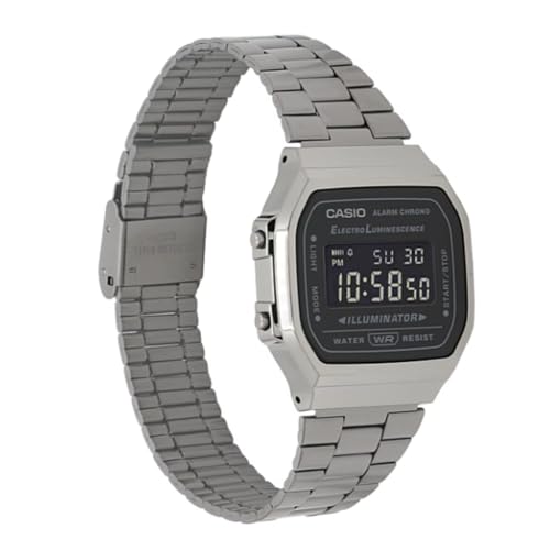 Casio G-Shock Unisex A168WGG-1BVT Digital Vintage Watch Silver – Ansicht 3