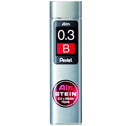 Pentel Mine di ricarica Ain Stein da 0,3 mm di altezza, confezione da