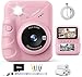 TIATUA Kinderkamera Sofortbildkamera, 48MP 3.0 Zoll Sofortbildkamera Kinder mit 32G Karte & 3 Rollen Druckpapier, Geschenke für Jungen & Mädchen von 3-12 Jahren (Rosa)