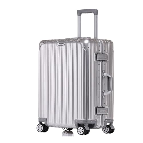 PANKERS Travel Suitcase 20-inch All-Aluminum Magnesium Alloy Trolley Case, Aluminum Frame Password Suitcase, Boarding Suitcase Trolley Case