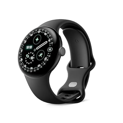 Google Pixel Watch 4 41 mm - Smartwatch Android con Seguimiento de la el Estado físico y la Ayuda de Gemini - Caja de Aluminio en Color Negro Mate - Correa Deportiva en obsidiana - Wi-Fi