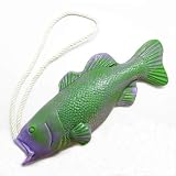 Bass Soap on a Rope, Funny Gifts for Dad, for Men, Stocking Stuffers, Fishing, for Men, for Women, Handmade Bar, Lavender Sage Essential Oils (Pack of 1)