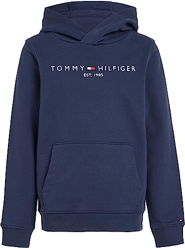 Tommy Hilfiger Kinder Unisex Hoodie Essential mit Kapuze, Blau (Twilight...