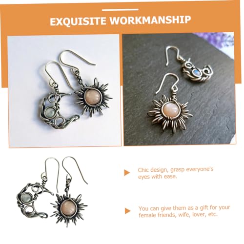 Boucles d'oreilles rétro légères en alliage pour sublimer sans douleur les lobes