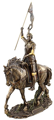 Estatua de Juana de Arco a Caballo en Bronce miniatura 2